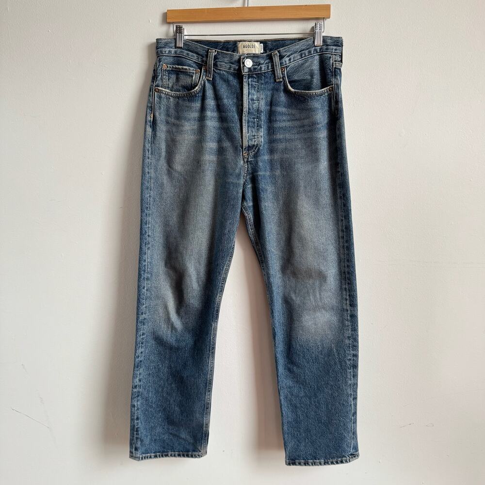 AGOLDE 90's Mid-Rise Loose fit Jeans in Range Size 30